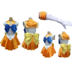 Helovino Anime Kostiumas Suaugusiems Sailor Moon COS Cosplay Kostiumas Suknelės Rinkinys Žaidimo Uniforma M gray