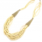 Les Tr&eacute;sors De Lily [L5271] - Sautoir 'Kilimanjaro' beige smėlis