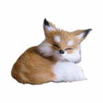 &bdquo;Fashion Fox&ldquo; figūrėlės Lengvos priežiūros imitacinis žaislas Kailiais pritūpęs modelis