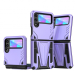 Magnetinis sulankstomas dėklas, skirtas Samsung Galaxy Z Flip 3 Flip4 Flip 4 5g Flip3 apsauga nuo kritimo telefono mai&scaron;elio dangtelis Funda Coque for Galaxy Z Flip 3 raudona
