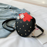 Vaikams Vaikams Merginoms Mieli animacinių filmų Bra&scaron;kių Messenger Crossbody pečių krep&scaron;iai juoda