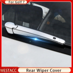 ABS Chrome automobilio galinio priekinio stiklo valytuvo apsaugos dangtelio apdaila, skirta Volkswagen VW Golf 7 7.5 MK7 MK7.5 2013 m.
