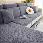 Pliu&scaron;inis sofos sėdynės užvalkalas svetainei Velvet pagalvėlė elastinga kampinė sofa 1/2/3/4 vietų kietų užvalkalų rinkinys Plus S(1 seater)