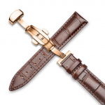 Laikrodžio apyrankė 18mm 19mm 20mm 21mm 22mm 24mm Calf Natūralios odos laikrodžio apyrankė Alligator grūdėta laikrodžio dirželis, skirtas Tissot Seiko 24mm
