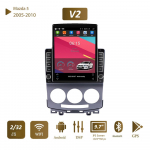 &bdquo;Mazda 5&ldquo; 2005&ndash;2010 m. automobilio radijas 9,7 colio &bdquo;Tesla&ldquo; vertikalus ekranas &bdquo;Carplay Android Autoradio Multimedia Player 2+32GB&ldquo;