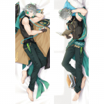 2023 Genshin Impact Alhaitham Coaplsy Dakimakura Otaku Mėtymo Pagalvės Užvalkalas Pagalvės Užvalkalas Anime Al Haitham Apkabinimo Kūno Pagalvės Užvalkalas 120x40cm Pillowcase