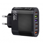 Įkrovimo galvutė, daugialypė sąsaja, 3 USB ir 3 tipo c greitasis įkroviklis, ne&scaron;iojamasis telefono įkroviklis, skirtas kelionių namų biurui EU Plug