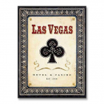 Modernus namų senovinis dekoras Pokeris Žaidimų kortos Dekoras Svetainės Palėpės Stilius Drobės Tapyba Sienų Plakatas Paveikslų freska be rėmelio 21cm&times;30cm NoFrame