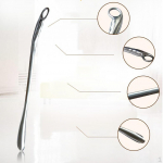 Patvarus profesionalus metalinis sidabrinis batų rago keltuvas