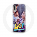 Coque pour Samsung Galaxy A70 Poursuis Tes R&ecirc;ves M&iacute;a C&aacute;ceres et &Aacute;lvaro Paz S&eacute;rie