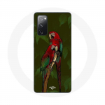 Coque pour Samsung Galaxy S20 FE Pionus Perroquet Rouge