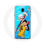 Coque pour Samsung Galaxy S5 One Piece Manga Trafalgar Law ep&eacute;e