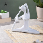 Resin Crafts Jane European Creative Abstract Yoga Girl Decoration Svetainės namų dekoravimas A balta