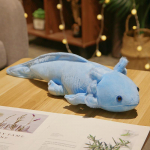 45 cm mielas salamandra pliu&scaron;inis žaislas, imituojantis dinozaurą Ambystoma, įdaryta lėlė Kawaii Mexicanum Axolotl gyvūnų lėlių dovana vaikams 45cm