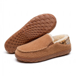 Žieminiai medvilniniai batai vyrams su ka&scaron;myru, &scaron;ilti, stori, slip-on mokasinai vyrams 46
