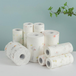 &bdquo;Lazy Cloth Cloth&ldquo; virtuvės drėgnas ir sausas dvigubo naudojimo plaunamas neaustinis audinys virtuvės alyvą sugeriantis popierius 20*20cm 30pcs įvairiaspalvis