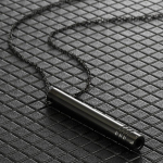 Kvėpuojantys karoliai Calm Harmony karoliai kvėpuojantys karoliai nuo nerimo nerūdijančio plieno sidabras