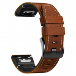 Klasikinės 22 26 mm odinės + silikoninės laikrodžio apyrankės, skirtos Garmin Fenix ​​7X 7 6X 6 Pro 5X 5 Epix Gen 2 i&scaron;maniajam laikrodžiui Easyfit apyrankės Quickfit 26mm