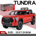 Didelis 1/24 Toyota Tundra SUV modelis Automobilis Lydinio Miniatiūrinis Metalinis Automobilis Visureigis Kolekcija Garsas &Scaron;viesa Vaikų Žaislas Vaikams raudona