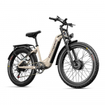 Shengmilo S700 visureigis e-dviratis, 2000 W dvigubas variklis, 48 ​​V baterija, hidrauliniai stabdžiai, 165&ndash;195 cm motociklininkams. Puikiai tinka miestui ir takui chaki