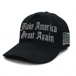 Trumpo beisbolo kepuraitė MAGA Niekada nepasiduok Amerikos vėliavos siuvinys Ilgas kra&scaron;telis 2024 m. prezidento rinkimų kampanija