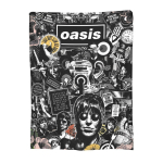 O-Oasis Roko Grupės Antklodės Vilnos Tekstilės Dekoras Kvėpuojanti Lengva Plona Mesto Antklodė Lovai Automobiliui Patalynės Užtiesalas 30x40in