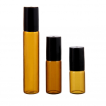 5 vnt. spalvotų rutulinių buteliukų 1 ml 2 ml 3 ml Mėginio testas Ruloniniai eterinių aliejų buteliukai su nerūdijančio plieno rutuliuku 1ml Brown||1mlBrown