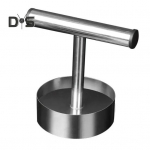 Burgerių presas Nerūdijančio plieno Burgerių smulkintuvas Apvalus &Scaron;oninės presas Daugiafunkcis virtuvės įrankis jautienai, vi&scaron;tienai, kalakutienai