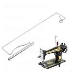 Vintage namų siuvimo ma&scaron;ina Vielinis rėmas sidabras