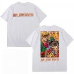 Anime mar&scaron;kinėliai Jojo Bizarre Adventure su spauda mar&scaron;kinėliai trumpomis rankovėmis unisex moterims Jotaro Star Platinum unisex mar&scaron;kinėliai vir&scaron;ūnės unisex moterims 2XL