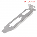 Žemo profilio laikiklio adapteris Dvi HDMI VGA jungtis pusės auk&scaron;čio grafinei vaizdo plok&scaron;tei 4#（DVI+DP）