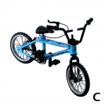 1vnt Retro lydinio mini pir&scaron;tas BMX dviračio surinkimo dviračio modelis žaislai dalykėliai Dovanų žaislai modelis mini ne&scaron;iojamas dviratis vaikui mėlyna