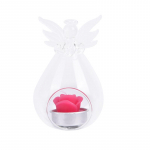 Angel Glass Tea Light žvakių laikiklis Namų vakarėlio dekoravimui Žvakidžių laikikliai