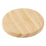 Dessous de verre en bois rond diam. 10.5 cm x 4 pi&egrave;ces