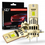 2 vnt. 32000LM H7 LED priekinių žibintų lemputės 60W galingos LED H7 Turbo su ventiliatoriumi priekinė lempa 24 &scaron;erdžių CSP 1:1 mini automobilio žibintai 12V 6000K balti H7