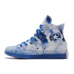 Converse Chuck Taylor All Star Patogūs universalūs auk&scaron;takulniai drobės batai Unisex sportbačiai Mėlyni balti A02317C 35