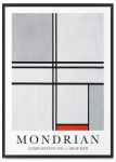 Plakat mondrian obrazy reprodukcje 21x30 cm