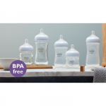 Kit nouveau-n&eacute; - PHILIPS AVENT - Natural 3.0 - 2 Biberons 125ml + 2 Biberons 260ml + Sucette Ultra Douce 0-6M + Goupillon balta