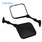 LMoDri Black Dual Sport Motociklų Veidrodžiai &Scaron;oniniai Veidrodžiai Suzuki DR 200 250 DR350 350 DRZ 400 650 DR650