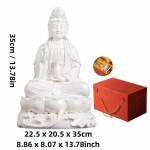 Budizmas Veiksminga Apsauga Auk&scaron;tos Kokybės Keramika Porcelianas Guanyin Avalokite&scaron;vara Budos Dievas NAMŲ &Scaron;ventovė Altorius FENG SHUI Statulėlė