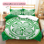 Celtic Football Club Ra&scaron;to Patalynės Antklodės Komplektas Namų Dekoras Dovana (1 * užvalkalas antklodei + 2 * užvalkalai pagalvėms be užpildo) 135x200cm