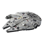BANDAI SPIRITS Žvaigždžių karai Tūkstantmečio sakalas &bdquo;Atsikėlimas&ldquo; Mastelio plastikinis modelis (Žvaigždžių karai: Skywalker) 1/144 I&scaron; anksto spalvotas