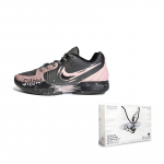 Nike Ja Morant 2 Abrasion Resistant Slip Resistant Low top Basketball Shoes Men's Black Pink FD7327-002(ss) 40