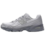 &bdquo;New Balance NB 740&ldquo; tekstilės, dirbtinės odos, kvėpuojantys, lengvi, žemapadžiai bėgimo bateliai, unisex, balti/&scaron;viesiai pilki, U7408PL 36