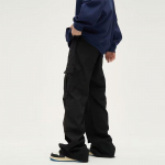 &bdquo;Retro Trend&ldquo; kelių ki&scaron;enių &bdquo;Storm Pants&ldquo; vyri&scaron;ki &bdquo;Summer Tide&ldquo; prekės ženklo ilgų kelnių kombinezonai 2XL juoda