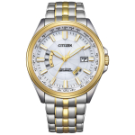 CITIZEN COLLECTION Business 10 ATM Atsparumas vandeniui [CITIZEN] Radijo bangomis valdomas laikrodis, 3 rodyklių modelis, Eco-Drive (Varomas saulės energija), Laikrodis, Atsparus, Auksinis,