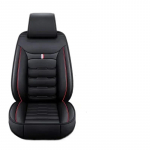 Viskas įskaičiuota Sėdynės užvalkalas Pilna oda Automobilio sėdynės apsauga Pagalvėlė Vienam vairuotojui ir keleiviui Visų sezonų Universalūs priedai Black-Red-1PC