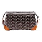 Goyard Monogram Užtraukiama kelioninė rankinė Drobė ir Ver&scaron;io oda Kosmetinė Unisex krep&scaron;iai Juoda Ruda BOEING025TY-01CL03P Basic Set (Bag+Dust Bag)