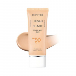 DEWYTREE Urban Shade Padengiamasis ir priglundantis apsauginis kremas nuo saulės SPF50+ PA++++ 40ml K-Beauty Tonuojamasis UV apsauga Makiažo pagrindas Saulės kremas