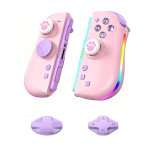 Magnetinis belaidis valdiklis, skirtas Switch 2, vieno mygtuko įjungimas, RGB ap&scaron;vietimas, Hall tipo 3D vairasvirtė, Turbo žaidimų pultelis, programuojamų nugarėlės mygtukų rinkinys
